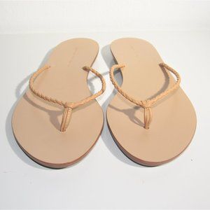 New LOEFFLER RANDALL Nude Tan Sandals Size 12